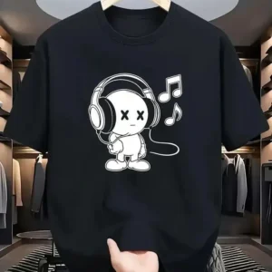 Men's Stylish Logo Printed T-Shirt ( Breathable & Comfortable )