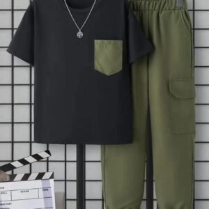 Men Dri Fit Green Track Suit Plain Medium to XL